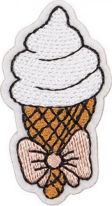 Термоаппликация Мороженое сахарная трубочка, 5*2,7см – фото 1