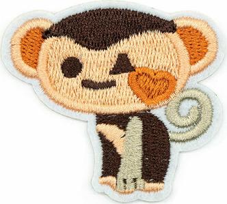 Термоаппликация 'Обезьянка', 5,2*4,7см – фото 1