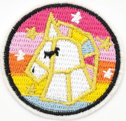 Термоаппликация 'Звёздный единорог', разноцветный 5,2*5,2см