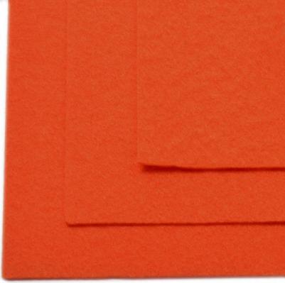 Фетр листовой, 10 листов, 628 оранжевый, 20 х 30 см х 1 мм – фото 2
