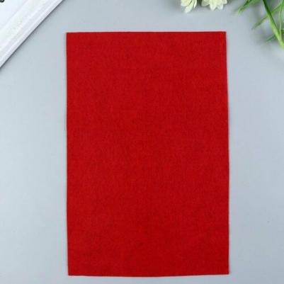 Фетр листовой мягкий 1мм 20х30см арт.FLT-S1 уп.10 листов цв.603 красный