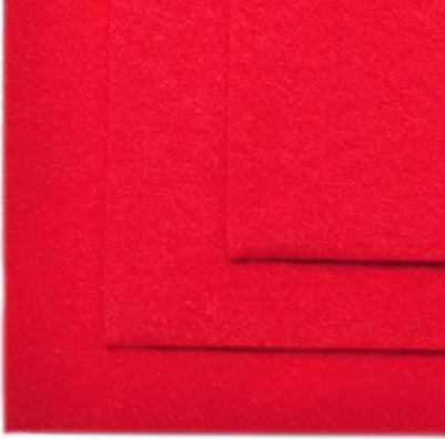 Фетр листовой мягкий 1мм 20х30см арт.FLT-S1 уп.10 листов цв.603 красный – фото 6