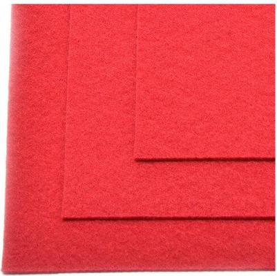 Фетр листовой мягкий 1мм 20х30см арт.FLT-S1 уп.10 листов цв.607 т.красный – фото 5