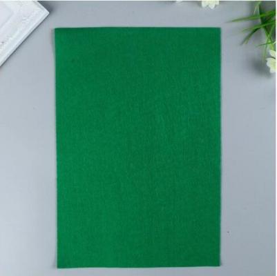 Фетр листовой мягкий 1мм 20х30см арт.FLT-S1 уп.10 листов цв.672 зеленый – фото 4