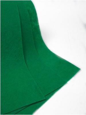 Фетр листовой мягкий 1мм 20х30см арт.FLT-S1 уп.10 листов цв.705 зеленый