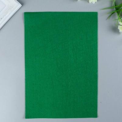Фетр листовой мягкий 1мм 20х30см арт.FLT-S1 уп.10 листов цв.705 зеленый – фото 4