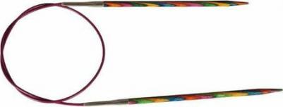 20321 Спицы круговые для вязания Symfonie 2мм/60см, дерево, многоцветный – фото 1