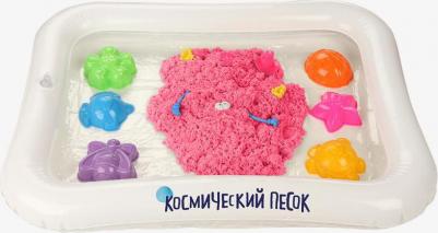 Набор Розовый 1 кг песочница и формочки, коробка – фото 5
