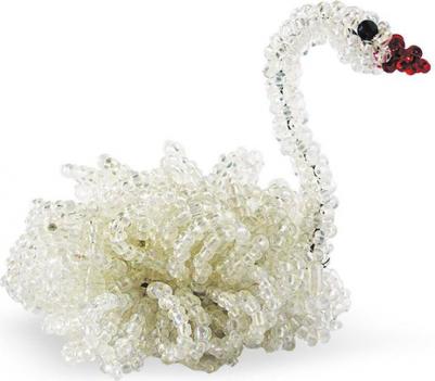 Набор для создания украшения из бисера Лебедь А161