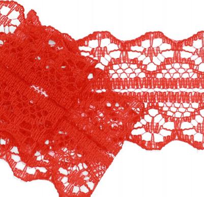 Кружево трикотажное пришивное TBY.1659-1 30 мм, 27.4м – фото 2