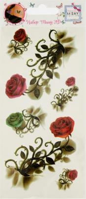 Набор тату "Розы" FASHION tattoo set 1 шт