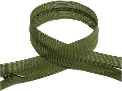 Молния пласт. потайная N3 50см н/р цв. F264 болотный