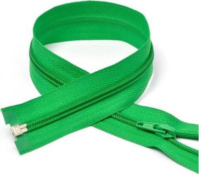 Молния пласт. спираль №5-N 35см цв.F243 зеленый уп.50шт