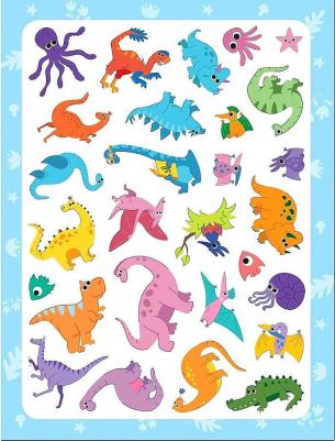 Стикерпаки. Набор наклеек. Динозавры – фото 1