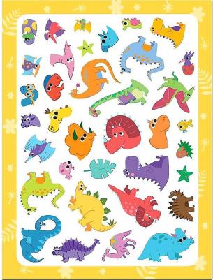Стикерпаки. Набор наклеек. Динозавры – фото 2