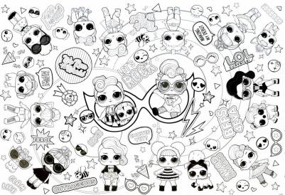 Раскраска L.O.L. SURPRISE! Мы крутые! – фото 3