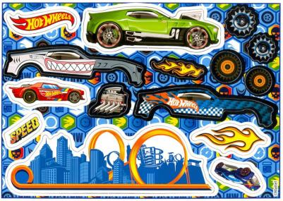 Раскраска с магнитным листом Хот Вилс. Вперед, к победе! – фото 1