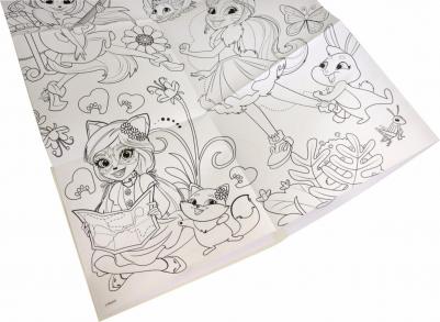 Раскраска. Очень большая раскраска. Энчантималс. Лесные волшебницы – фото 3
