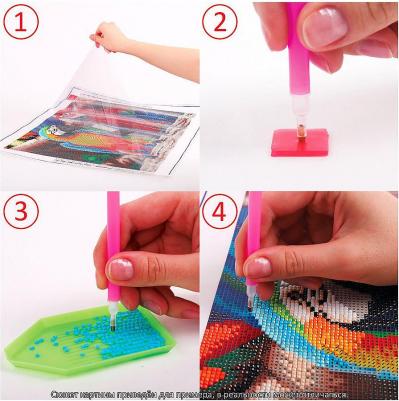 Алмазная мозаика 40 х 50 см "Панды", без подрамника – фото 11