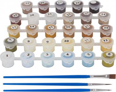 Картина по номерам 40х50 см "Париж", на подрамнике, акриловые краски, 3 кисти, 662466 – фото 3