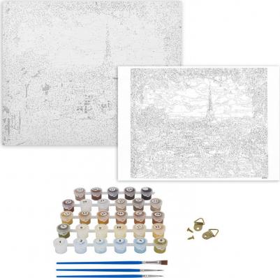 Картина по номерам 40х50 см "Париж", на подрамнике, акриловые краски, 3 кисти, 662466 – фото 9