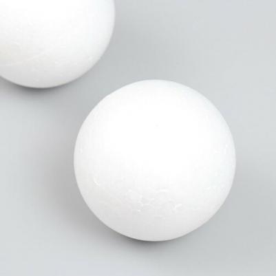 Пенопластовые заготовки для творчества Шарики, 2 шт., 90 мм, 661346