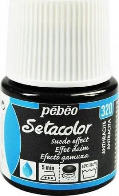 Товары для художников Краска для темных и светлых тканей с эффектом замши Setacolor 45 мл