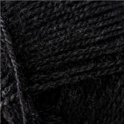 Пряжа Ангорская тёплая 40% шерсть, 60% акрил 480м/100гр (435-Антрацит) – фото 4