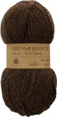 Пряжа для вязания 'Овечья шерсть' (371 Натуральный серый), 10 мотков – фото 1