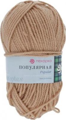 Пряжа Пехорская ПТ "Популярная" 50% шерсть, 50% акрил 10 шт.х100г 133м №073 айсберг – фото 5