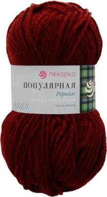 Пряжа Пехорская ПТ "Популярная" 50% шерсть, 50% акрил 10 шт.х100г 133м №073 айсберг – фото 8