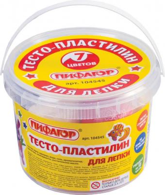 Тесто для лепки 7 цветов, 420 г