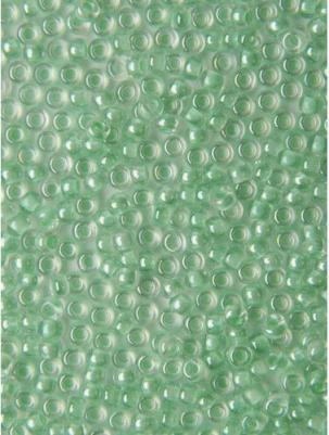 Бисер 38652 прозрачный с цветным центром и покрытием 10/0,50 г