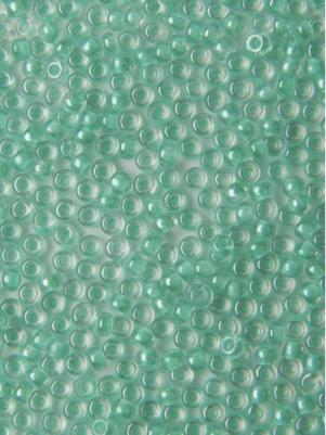 Бисер 38653 прозрачный с цветным центром и покрытием 10/0,50 г