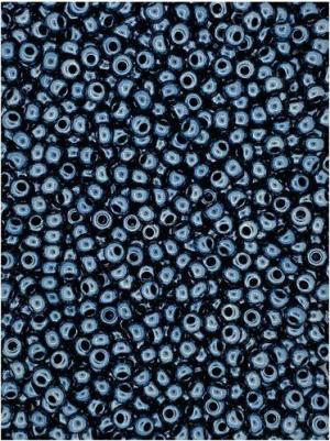 Бисер 49102 непрозрачный гематитовый 10/0, круглое отверстие, 50 г – фото 3