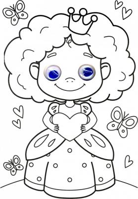 Раскраска А4. Мир девчонок – фото 1