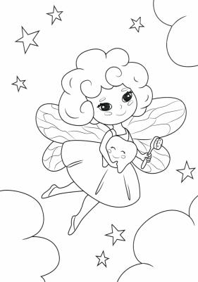 Раскраска А4. В стране фей – фото 1