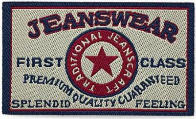 Термоаппликация 925677 First Class Jeanswear прямоугольный джинсовый ярлык – фото 1