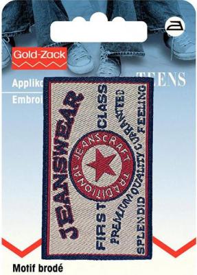 Термоаппликация 925677 First Class Jeanswear прямоугольный джинсовый ярлык – фото 2
