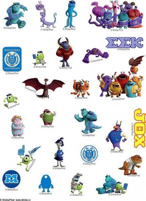 Disney. Университет монстров. 100 наклеек – фото 1