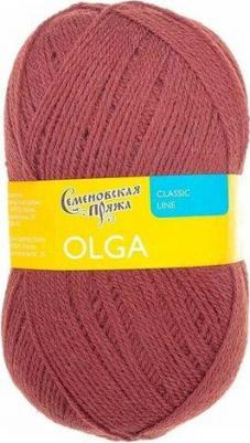 Пряжа Olga (ОльгаПШ) 50% шерсть 50% акрил 392м/100гр (25 суровый) – фото 3