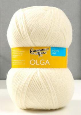 Пряжа Olga (ОльгаПШ) 50% шерсть 50% акрил 392м/100гр (25 суровый) – фото 4