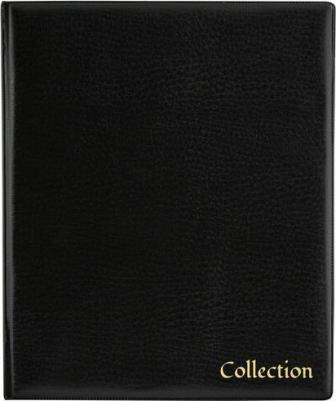 238075, Альбом нумизмата из экокожи для монет и купюр OPTIMA, 245х270 мм, со стартовым комплектом, 238075 – фото 4