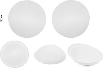 с равномерным наполнением, размер 75, белые, 1 пара – фото 2