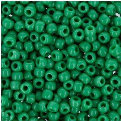 Бисер 11/0, круглый, 1, 2,2 мм, 5 штх5 г, №0047D, зеленый – фото 1