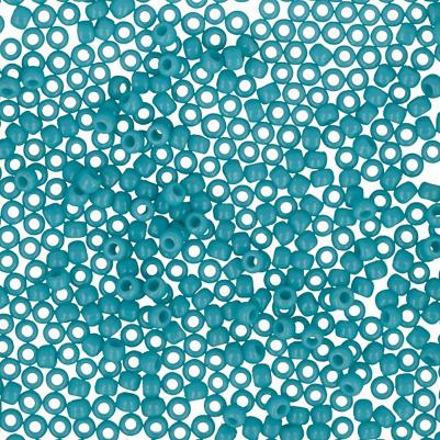 Бисер 11/0, круглый, 1, 2,2 мм, 5 штх5 г, №0055, бирюзовый