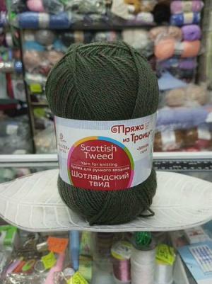 Пряжа для вязания из Троицка 'Шотландский твид', 100г, 360м, 10 мотков 4680128615094