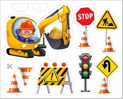 Набор для творчества Волшебный песок Стройка 5 в 1 KPBU4 – фото 1