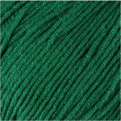 Пряжа Jeans 55% хлопок, 45% акрил 160 м /50 гр (52 зеленый) – фото 1