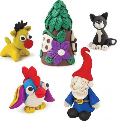 105863, Пластилин в боксе "ЮНЛАНДИК В ЗООПАРКЕ", 12 цветов, 130 г, скалка, стек, 7 формочек, 105863 – фото 7